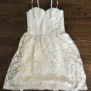Abercrombie White Lace Dress
